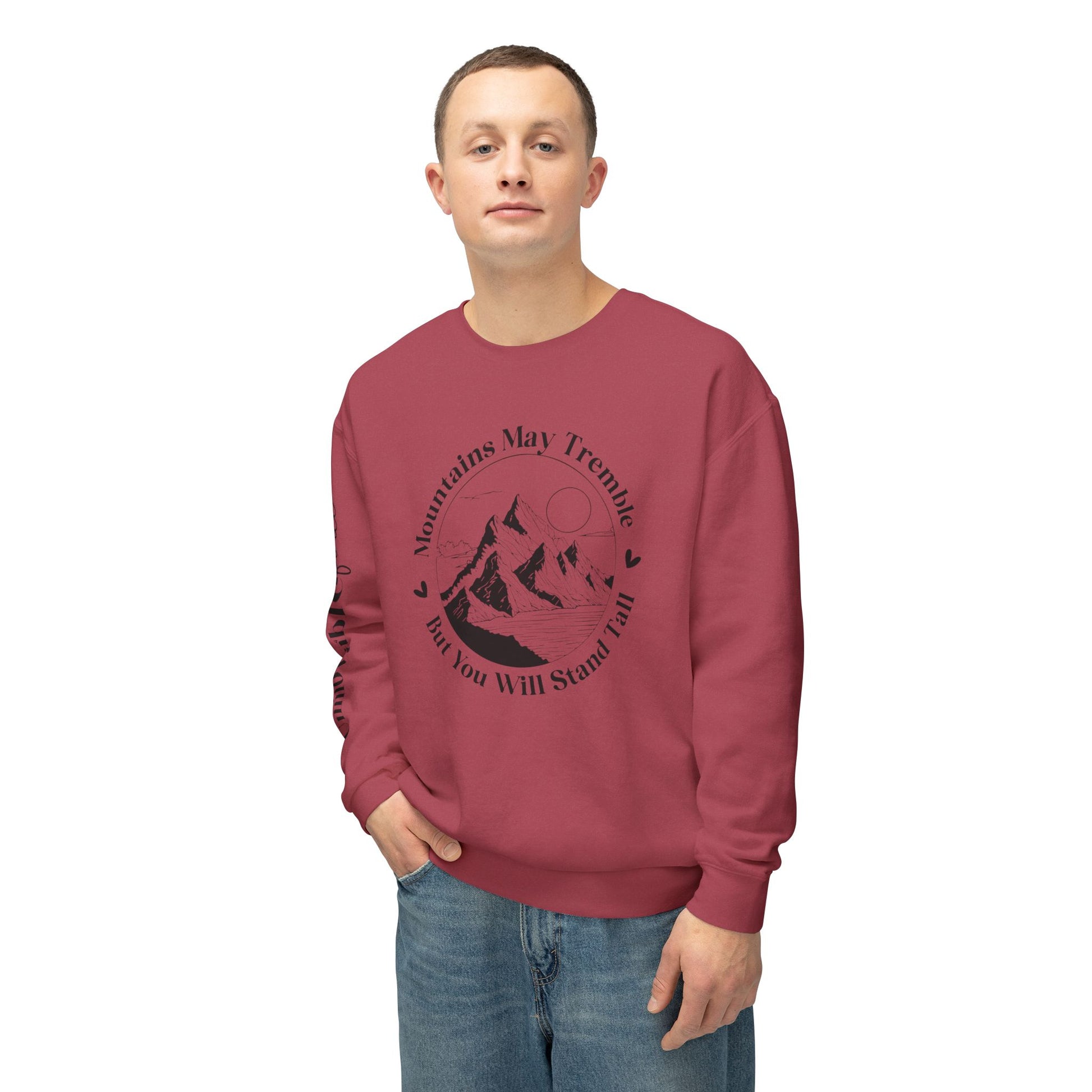 Unmovable Force! Unisex Lightweight Crewneck Sweatshirt - EternalAscension