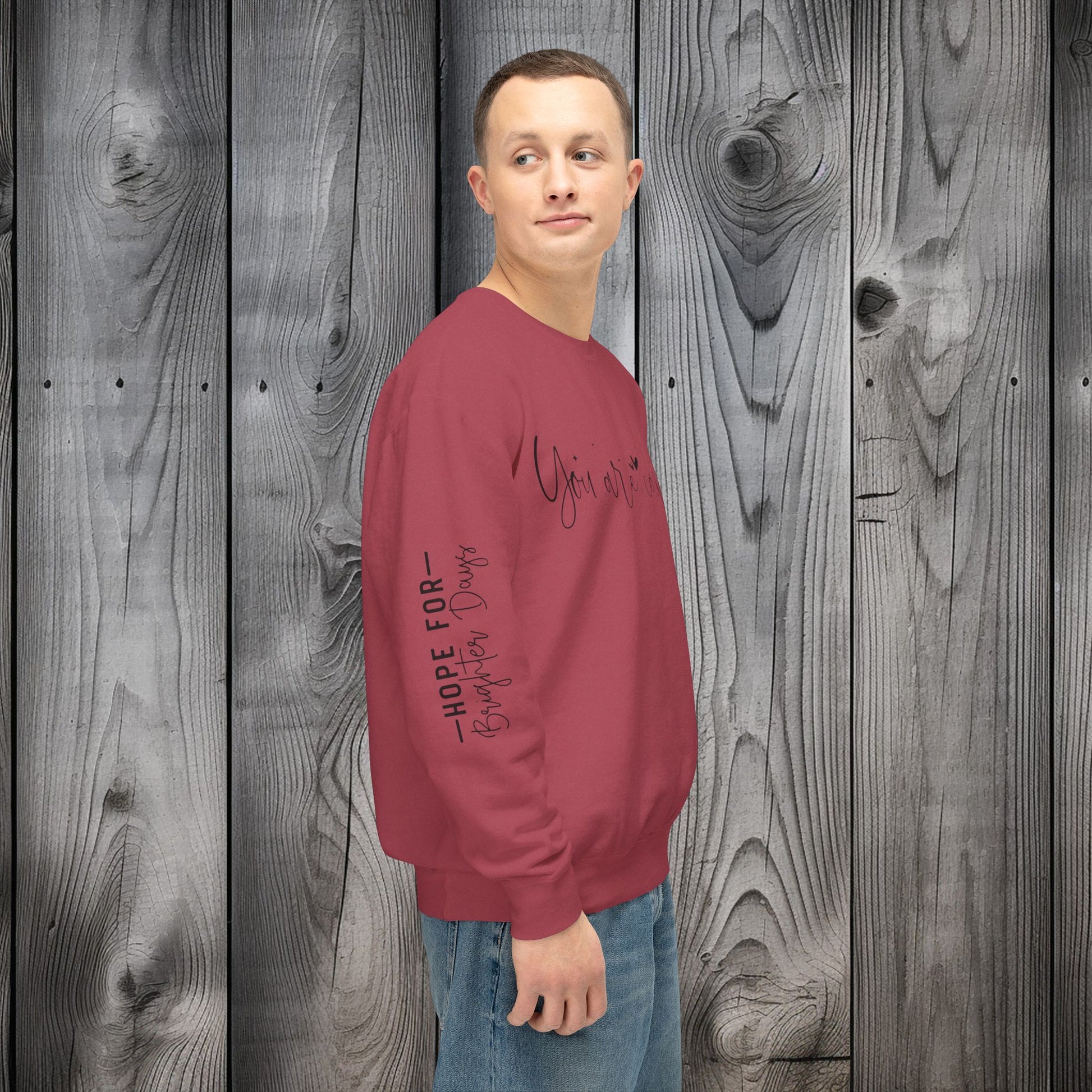 Capable & Hopeful Unisex Lightweight Crewneck Sweatshirt - EternalAscension