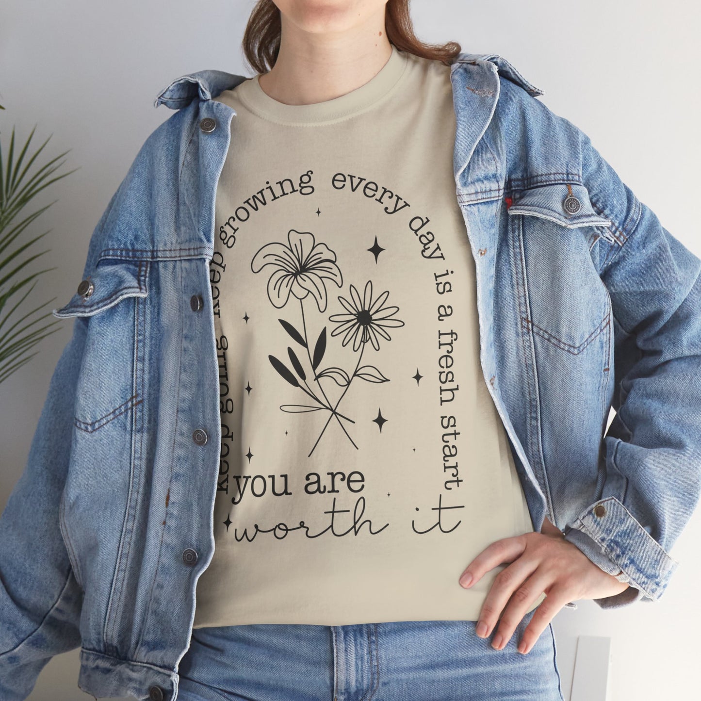 You Are Worth It!  Unisex Heavy Cotton Tee