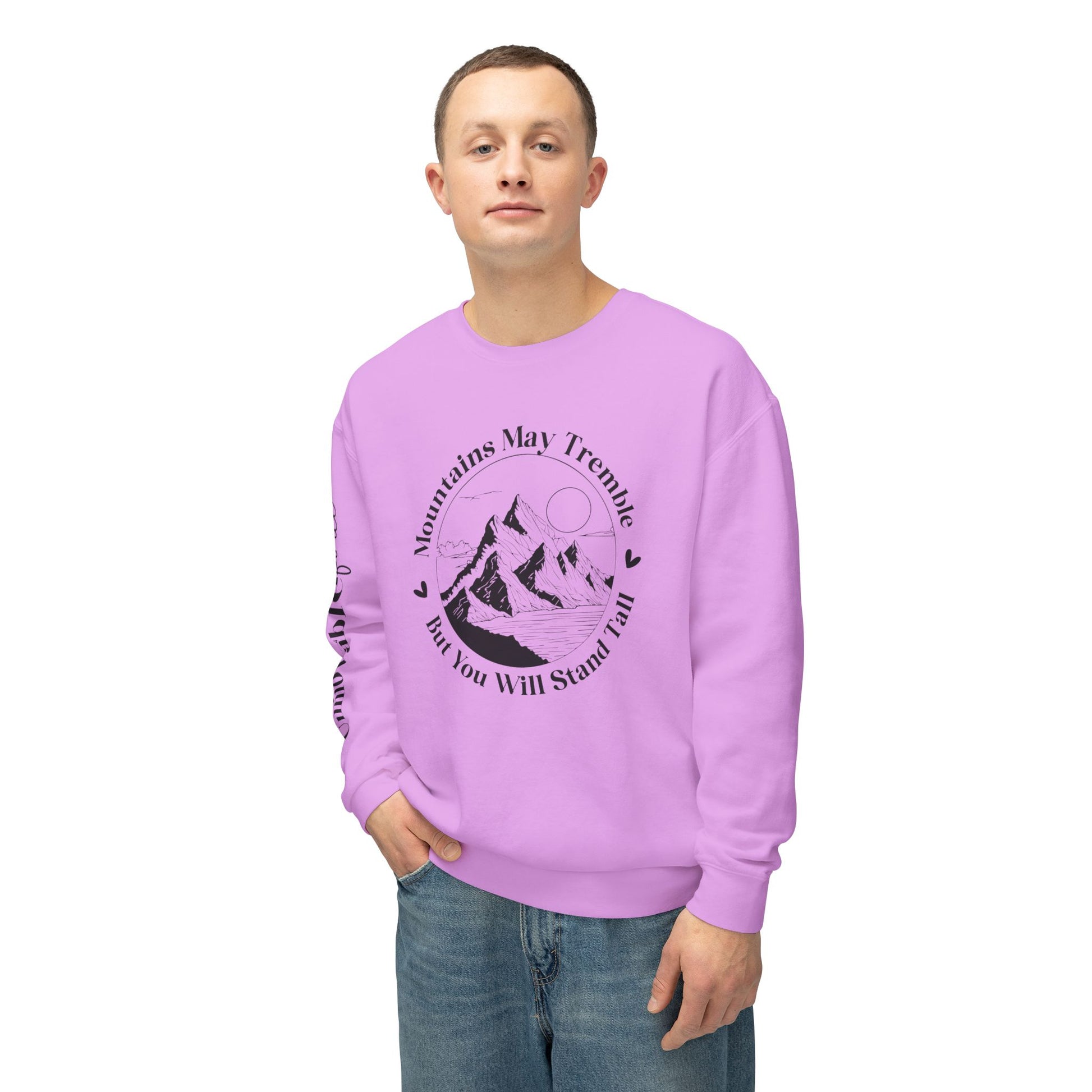 Unmovable Force! Unisex Lightweight Crewneck Sweatshirt - EternalAscension