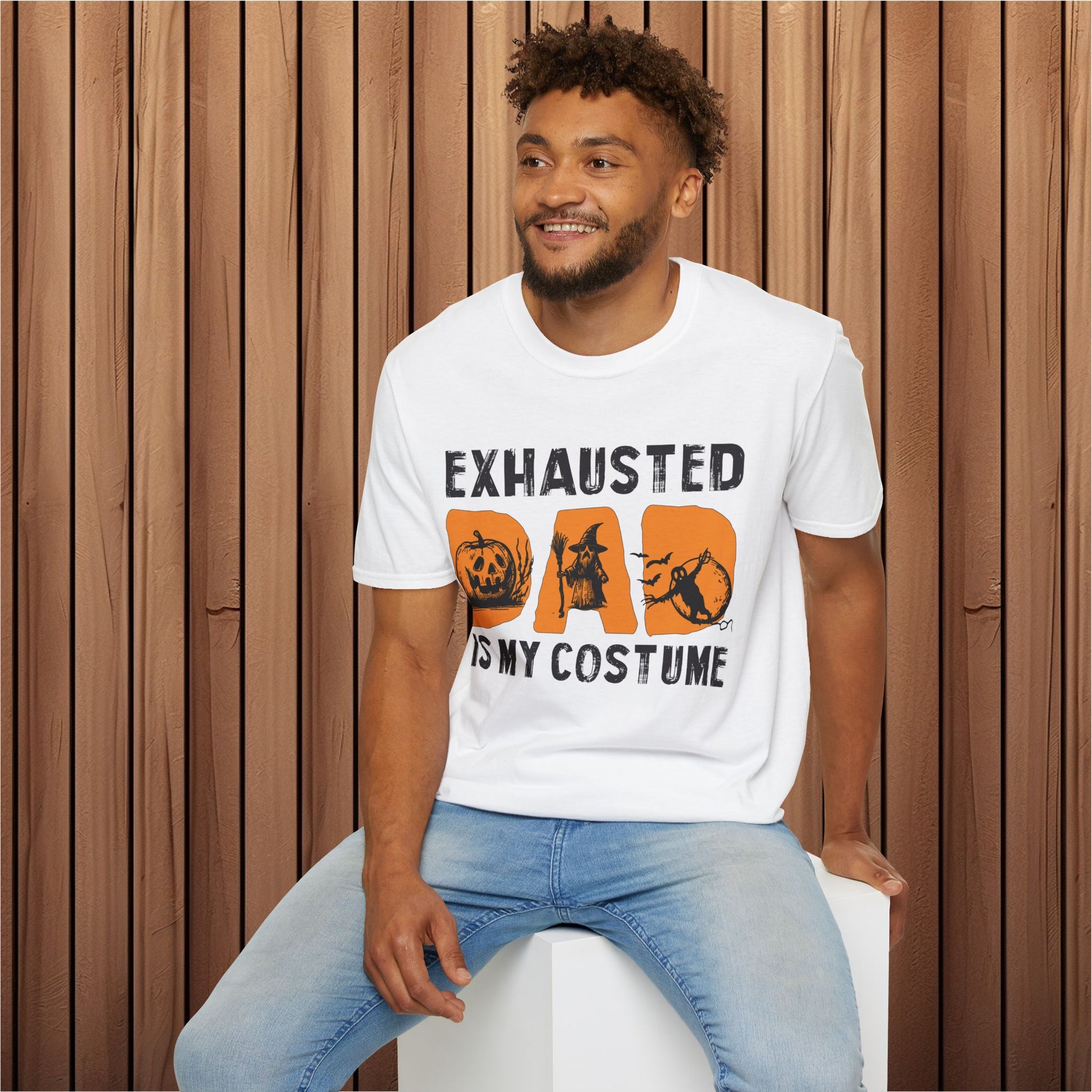 Exhausted Is My Costume Softstyle T-Shirt - EternalAscension