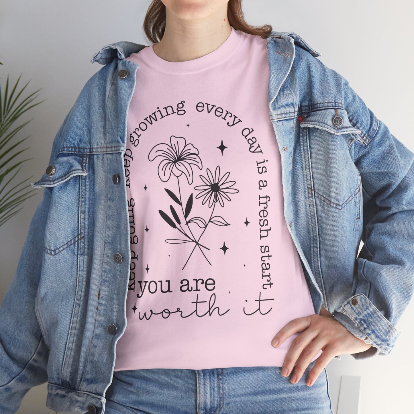 You Are Worth It!  Unisex Heavy Cotton Tee