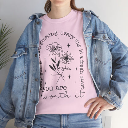 You Are Worth It!  Unisex Heavy Cotton Tee