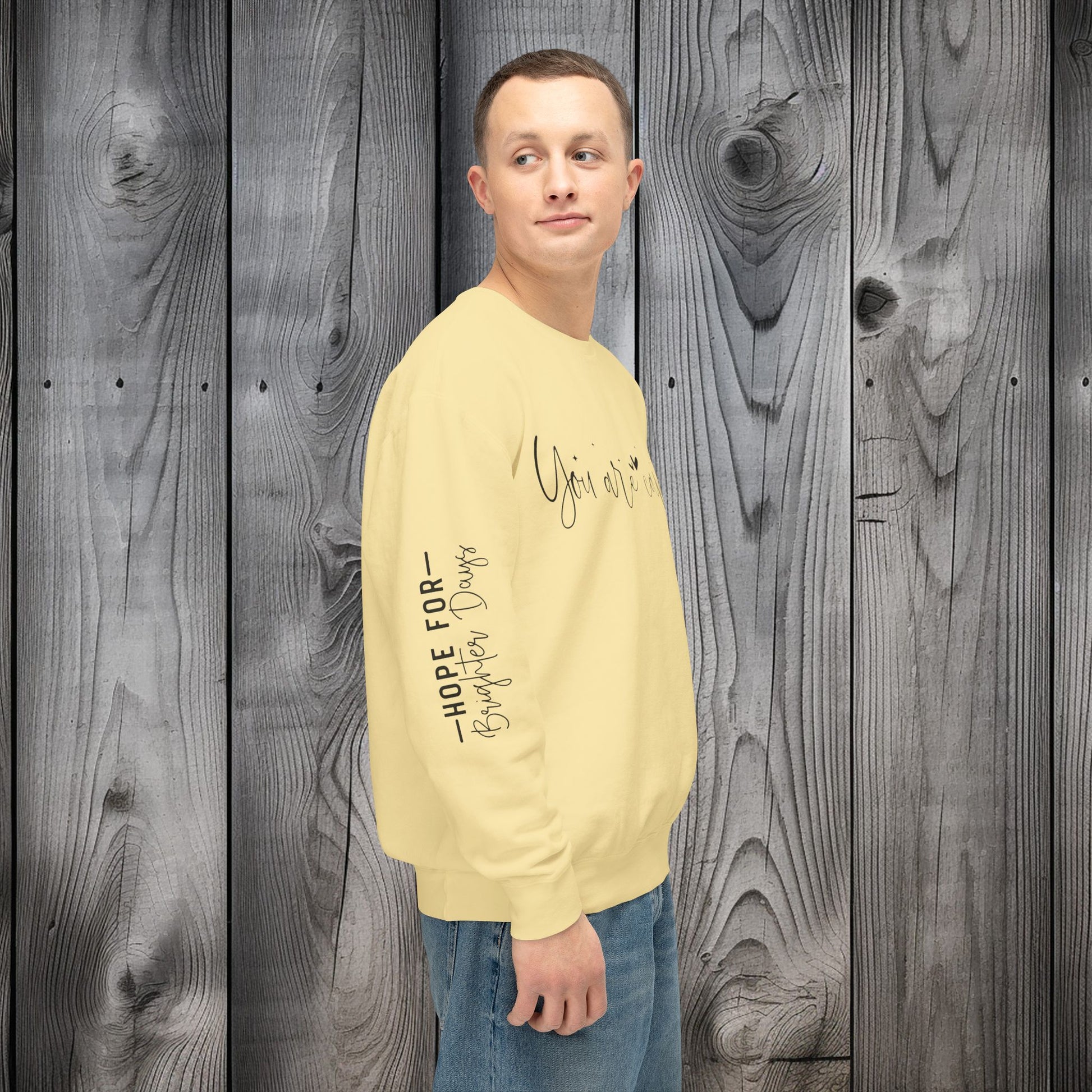 Capable & Hopeful Unisex Lightweight Crewneck Sweatshirt - EternalAscension