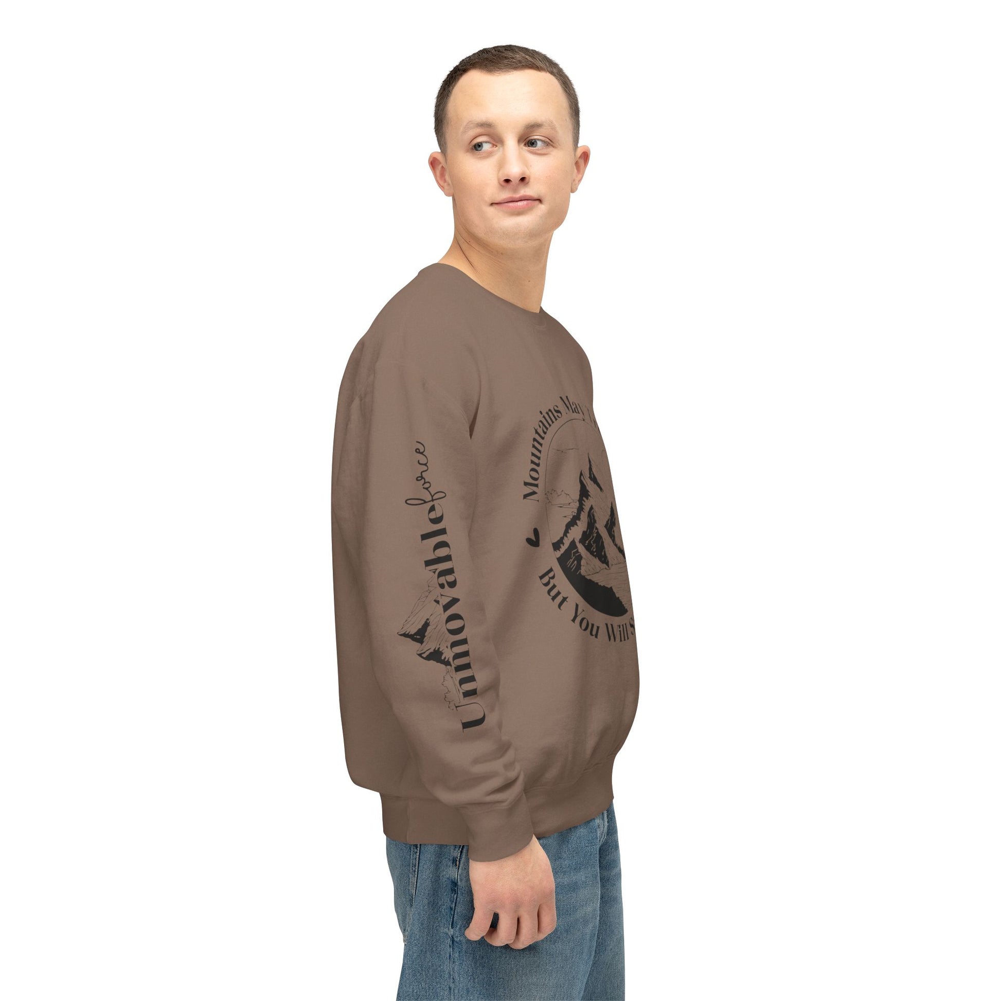 Unmovable Force! Unisex Lightweight Crewneck Sweatshirt - EternalAscension