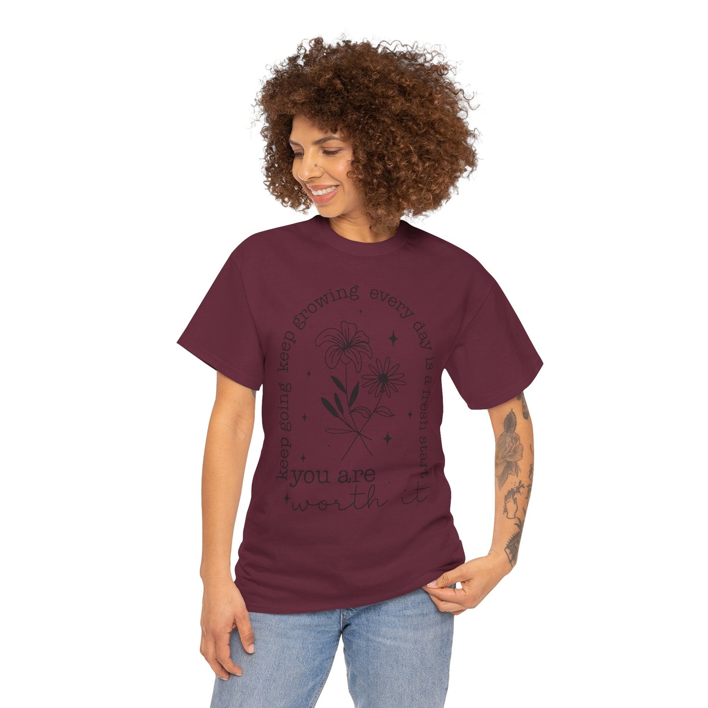 You Are Worth It!  Unisex Heavy Cotton Tee