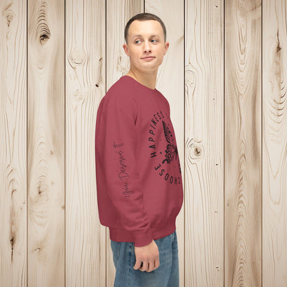Choose Happiness Unisex Lightweight Crewneck Sweatshirt