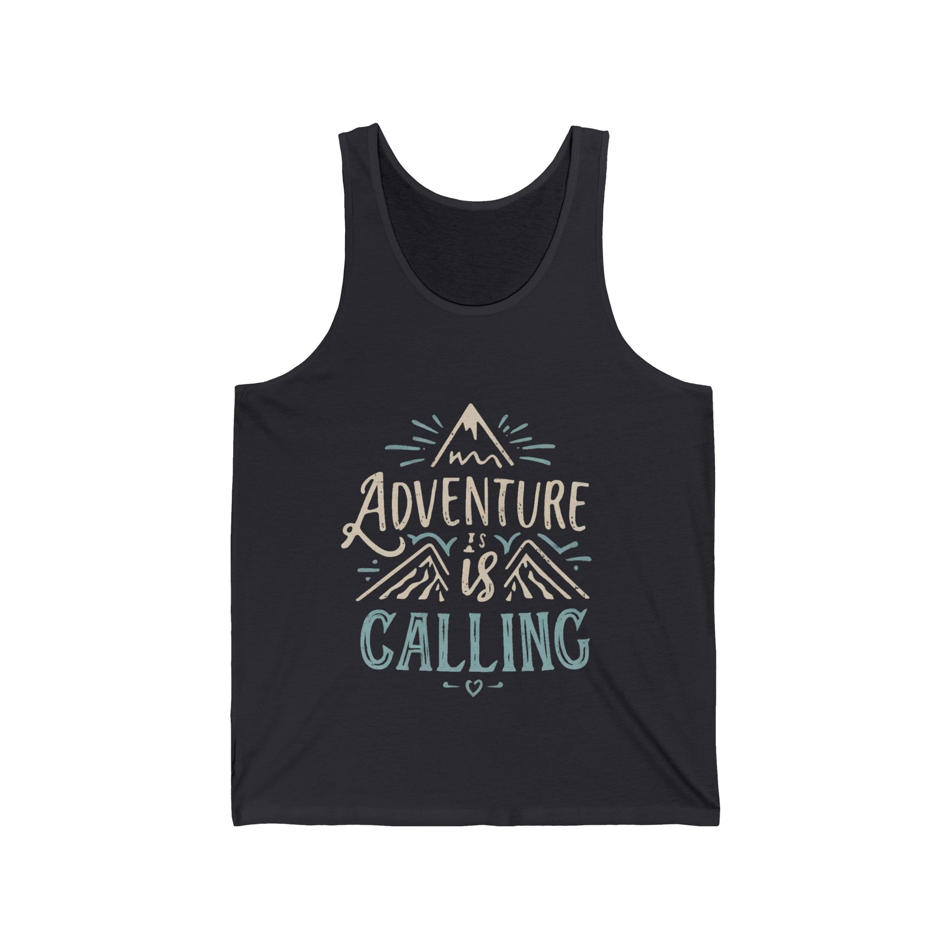 “Adventure is Calling” Unisex Jersey Tank Top - EternalAscension