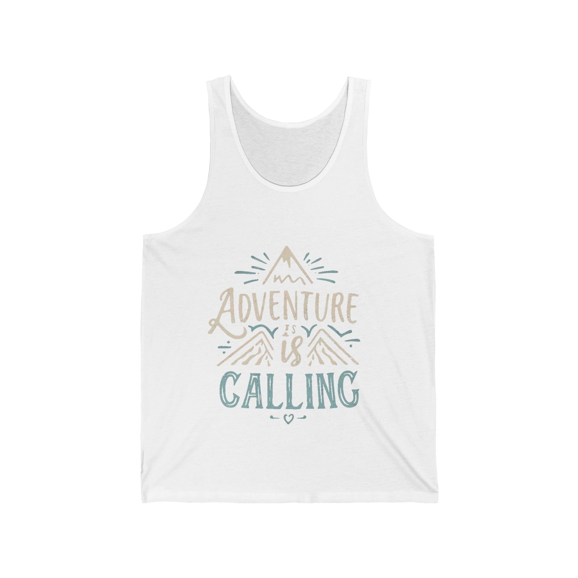 “Adventure is Calling” Unisex Jersey Tank Top - EternalAscension