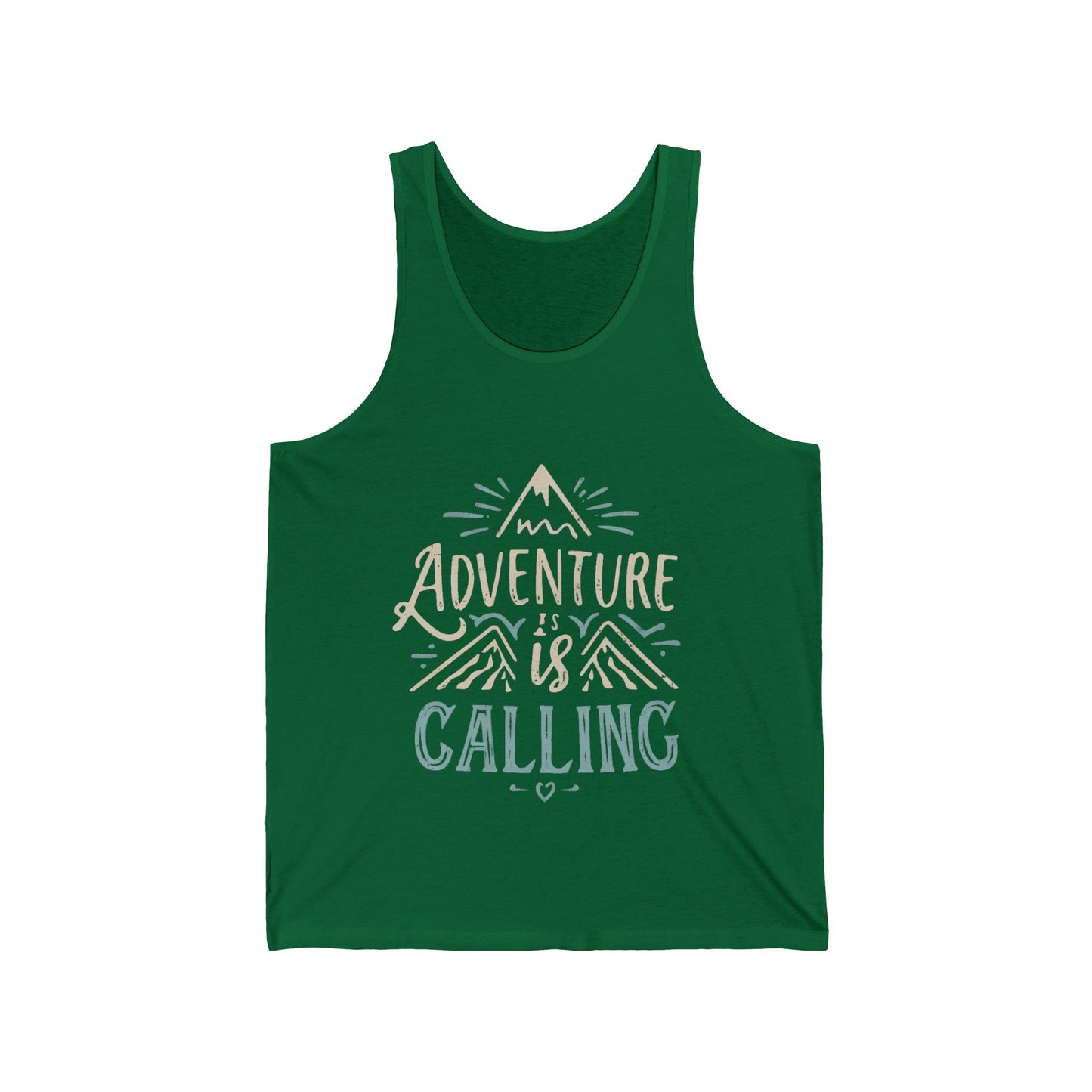 “Adventure is Calling” Unisex Jersey Tank Top - EternalAscension