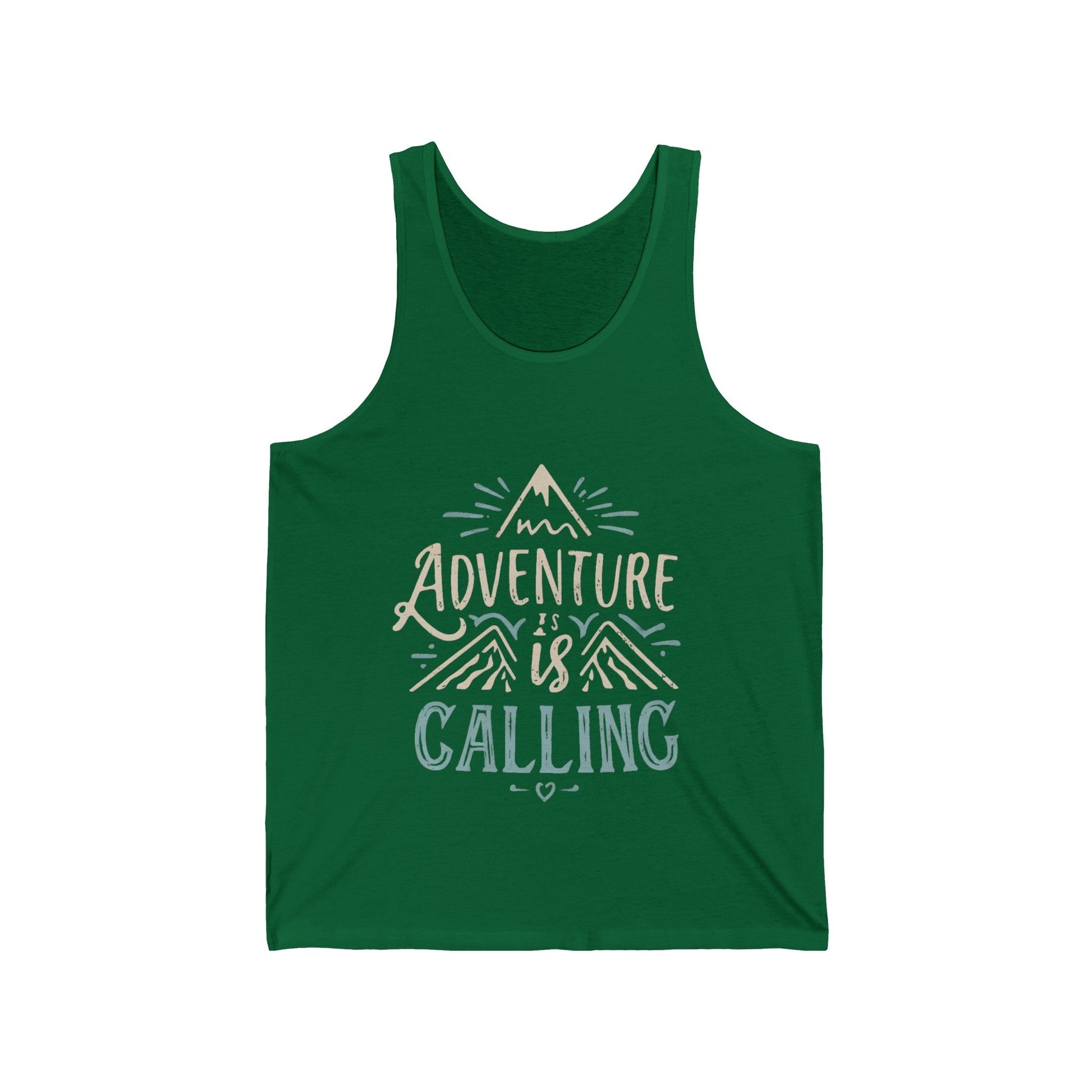 “Adventure is Calling” Unisex Jersey Tank Top - EternalAscension