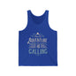 “Adventure is Calling” Unisex Jersey Tank Top - EternalAscension