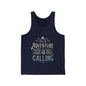“Adventure is Calling” Unisex Jersey Tank Top - EternalAscension