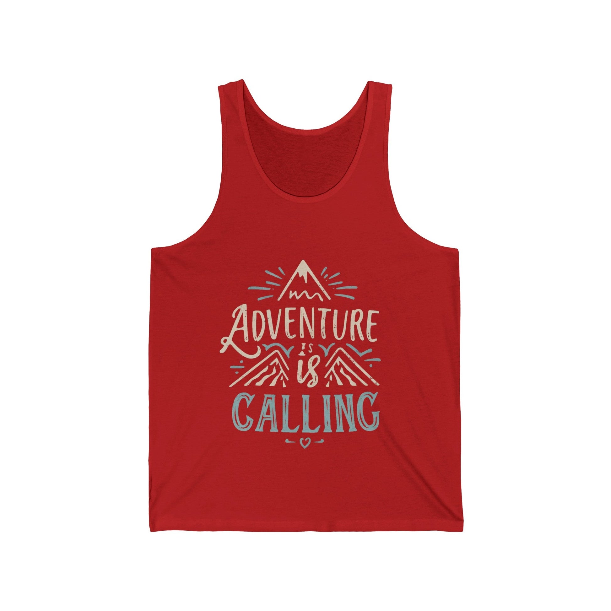 “Adventure is Calling” Unisex Jersey Tank Top - EternalAscension