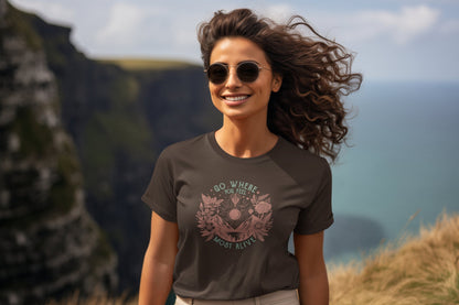 Adventure T-Shirt - 'GO WHERE YOU FEEL MOST ALIVE' Design - EternalAscension