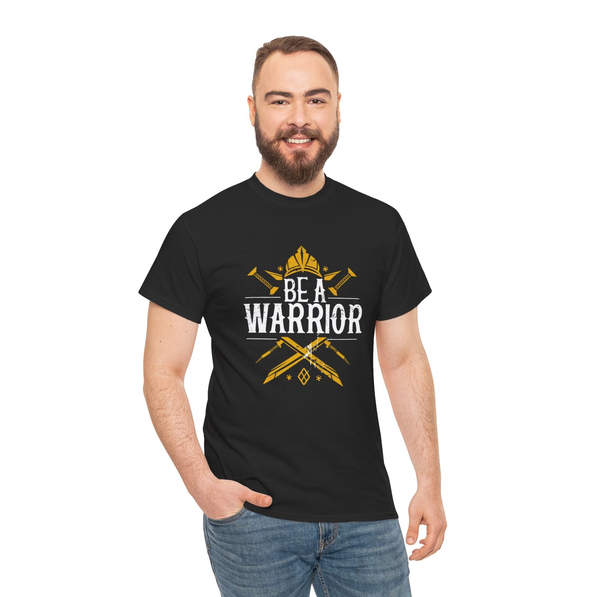 Be A Warrior Unisex Heavy Cotton Tee - EternalAscension