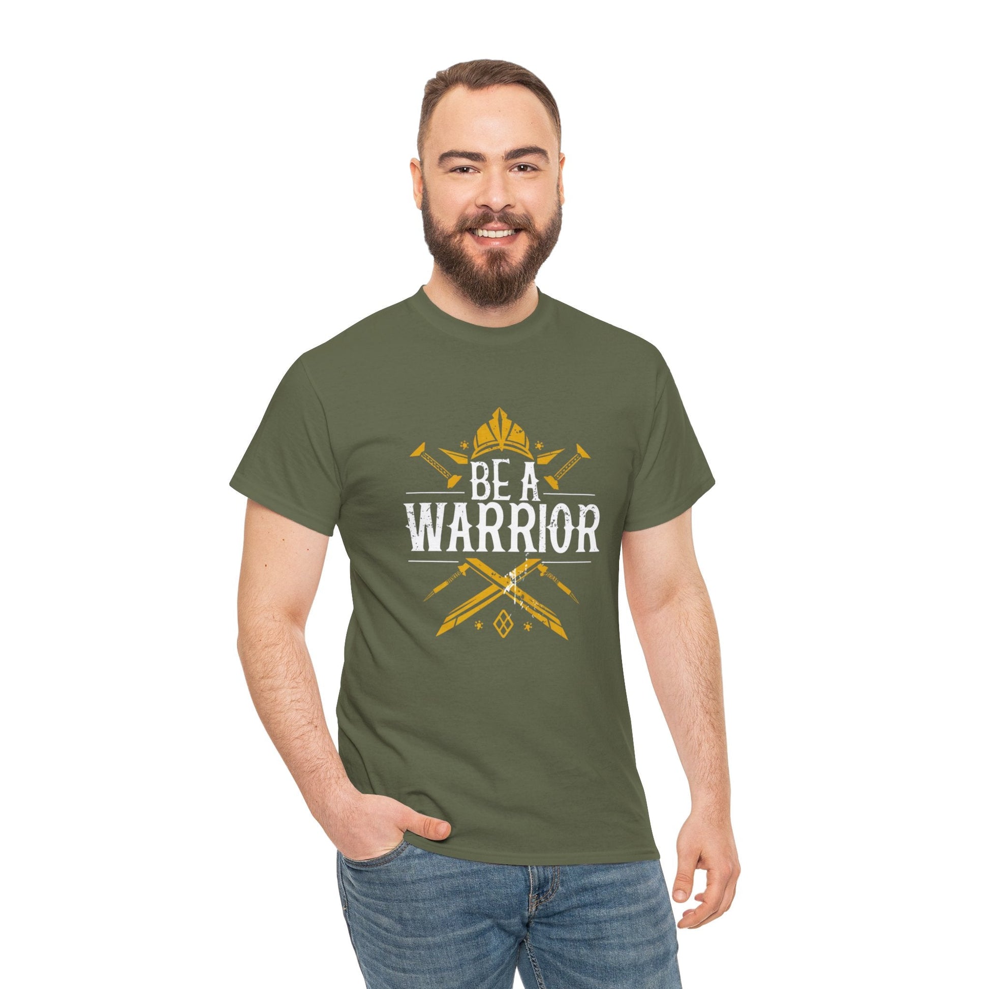 Be A Warrior Unisex Heavy Cotton Tee - EternalAscension