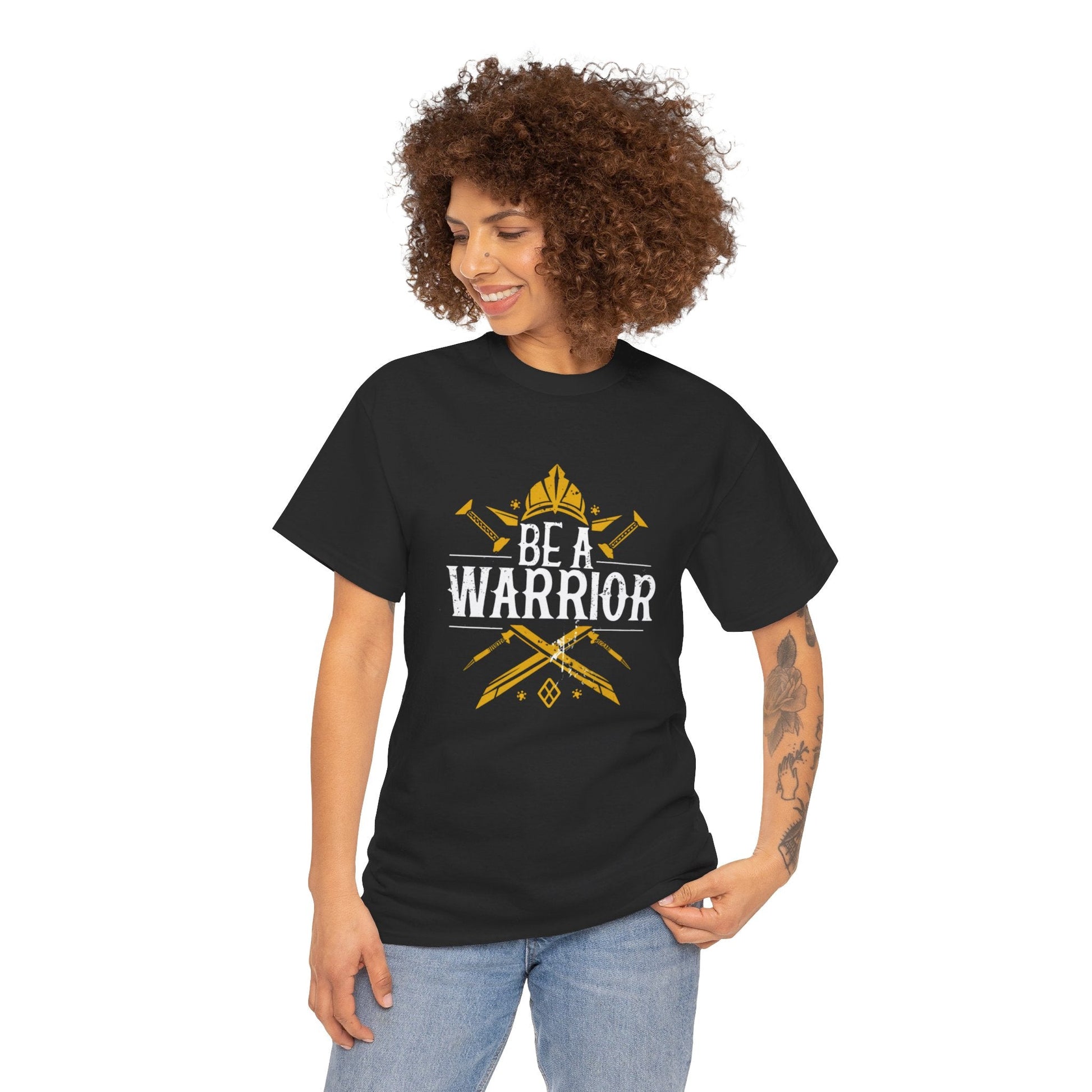Be A Warrior Unisex Heavy Cotton Tee - EternalAscension