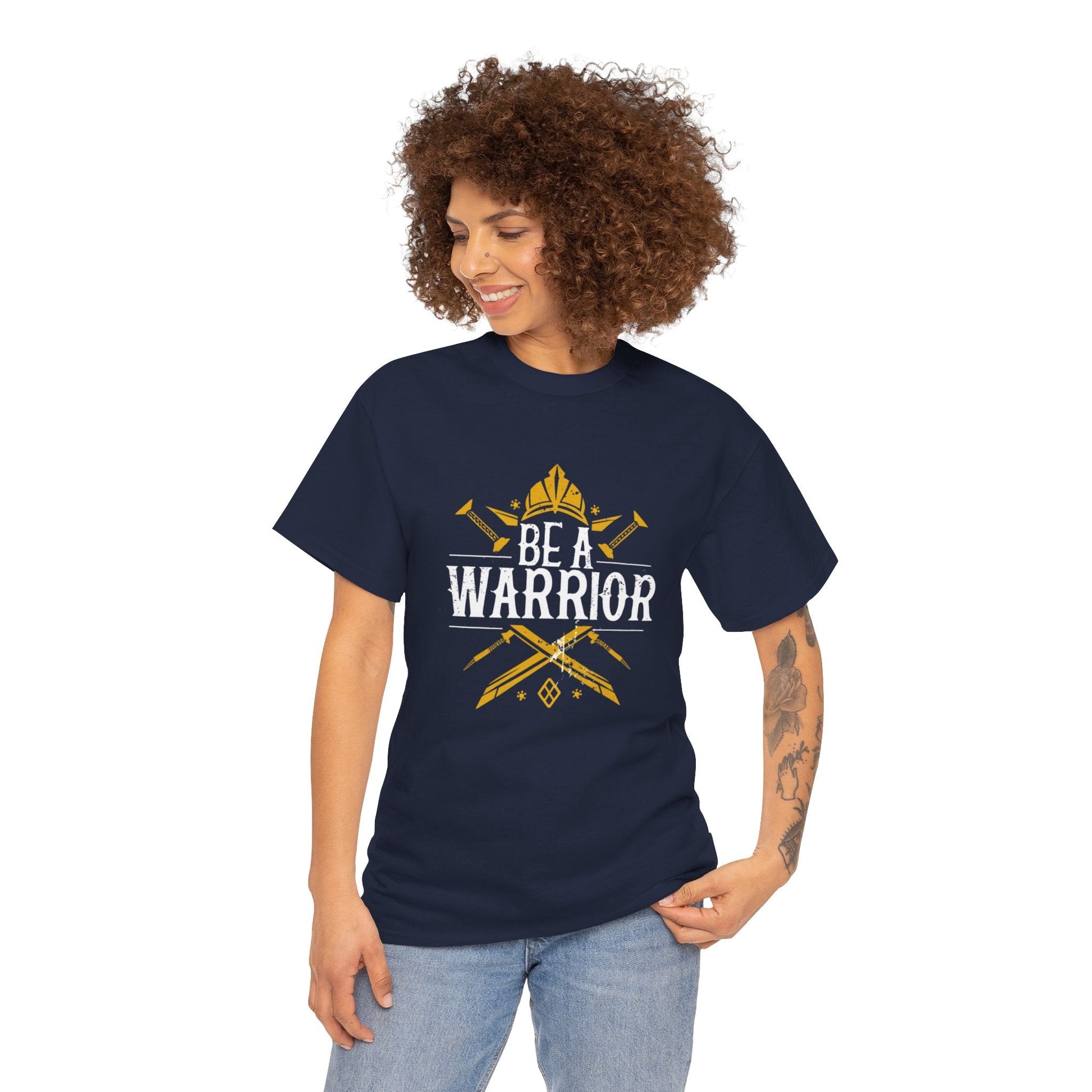 Be A Warrior Unisex Heavy Cotton Tee - EternalAscension