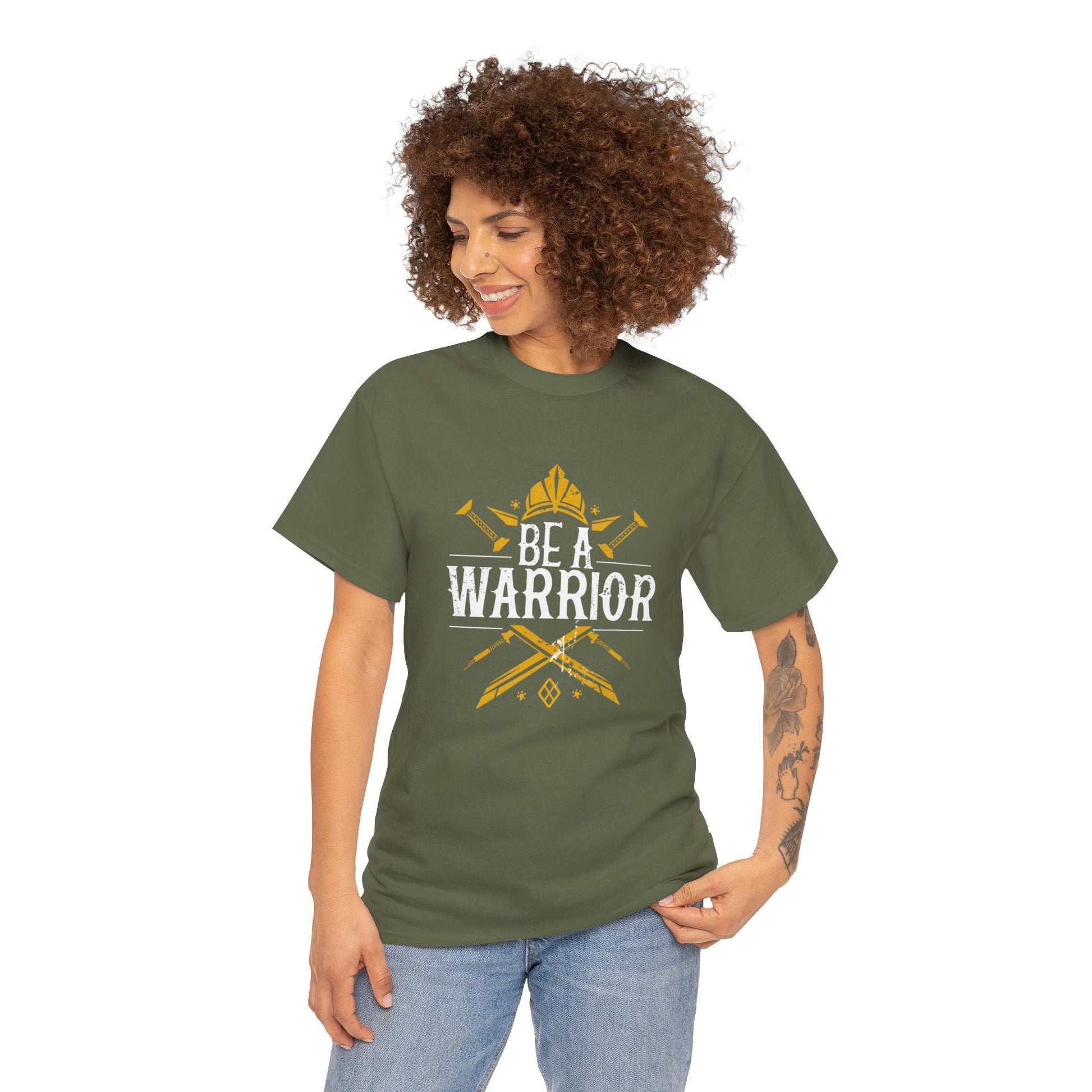 Be A Warrior Unisex Heavy Cotton Tee - EternalAscension