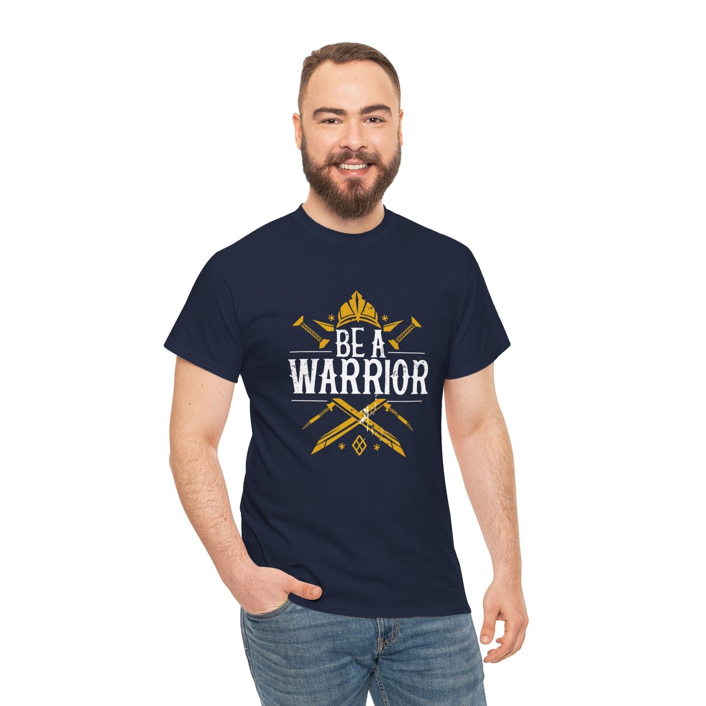 Be A Warrior Unisex Heavy Cotton Tee - EternalAscension