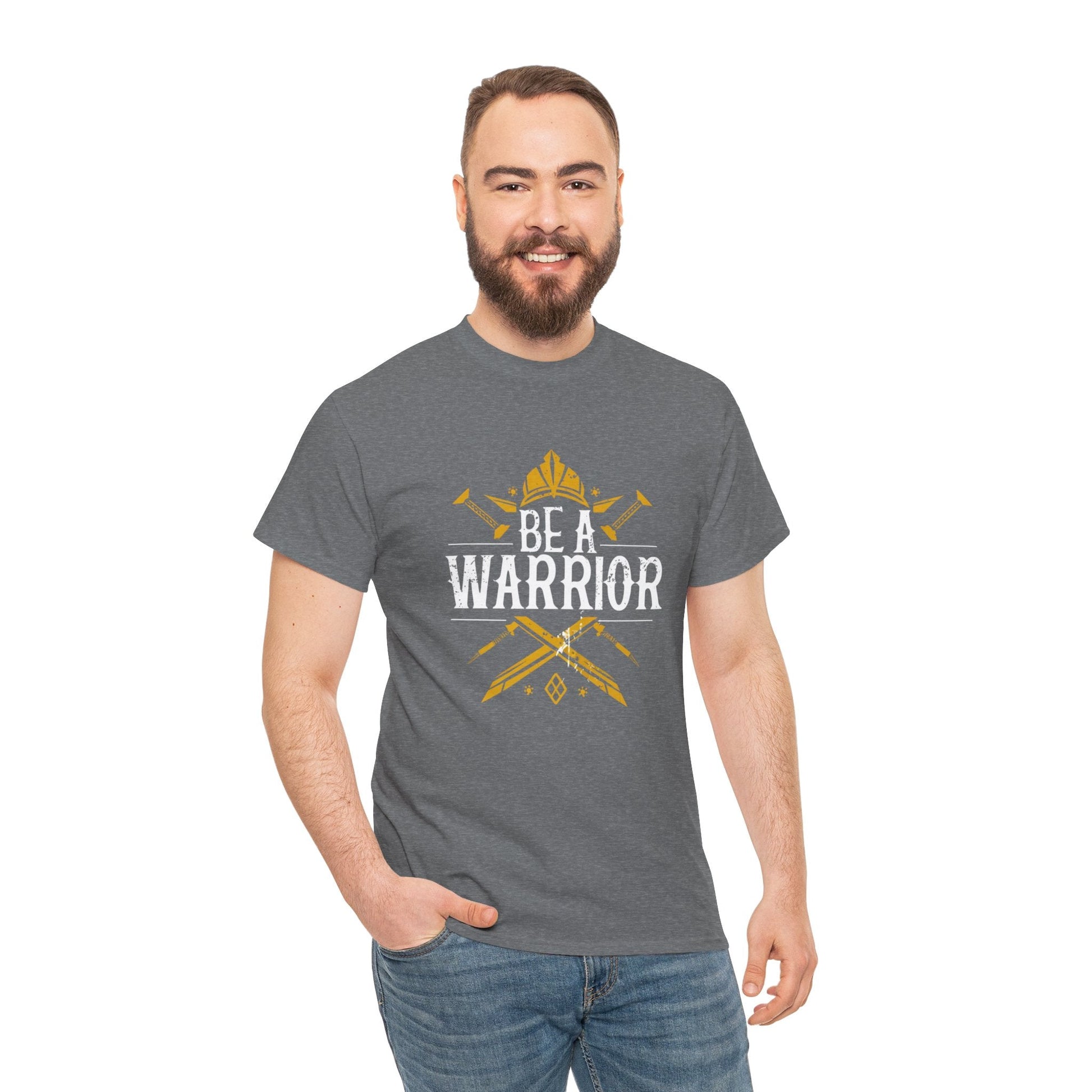 Be A Warrior Unisex Heavy Cotton Tee - EternalAscension