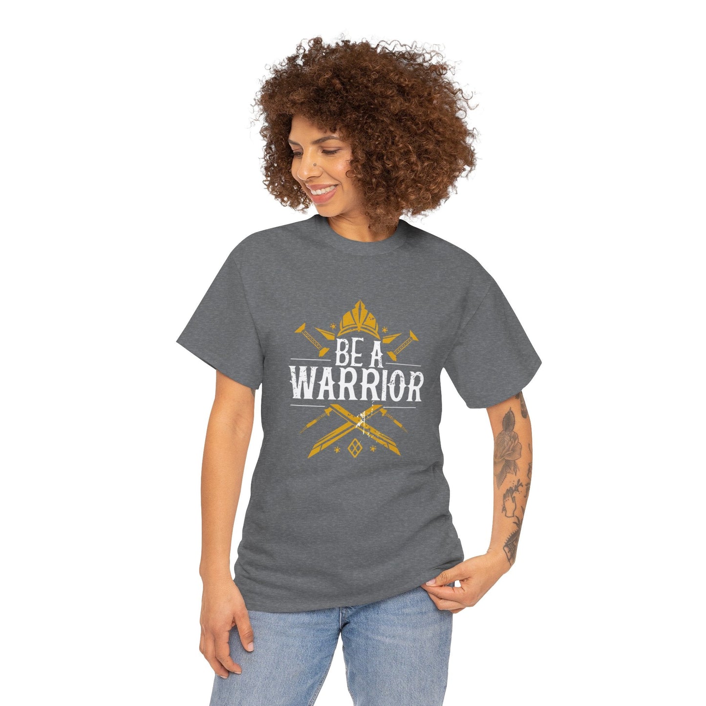 Be A Warrior Unisex Heavy Cotton Tee - EternalAscension