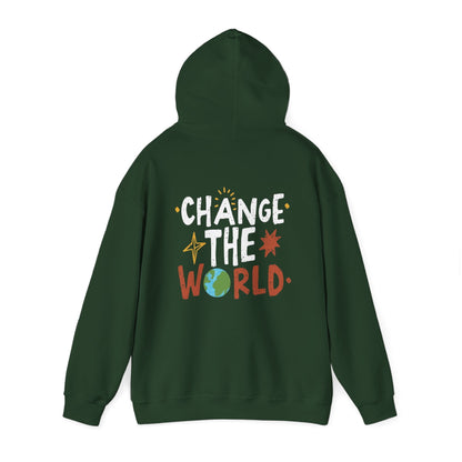 Be KIND Always and CHANGE the World! Unisex Heavy Blend™ Hooded Sweatshirt - EternalAscension