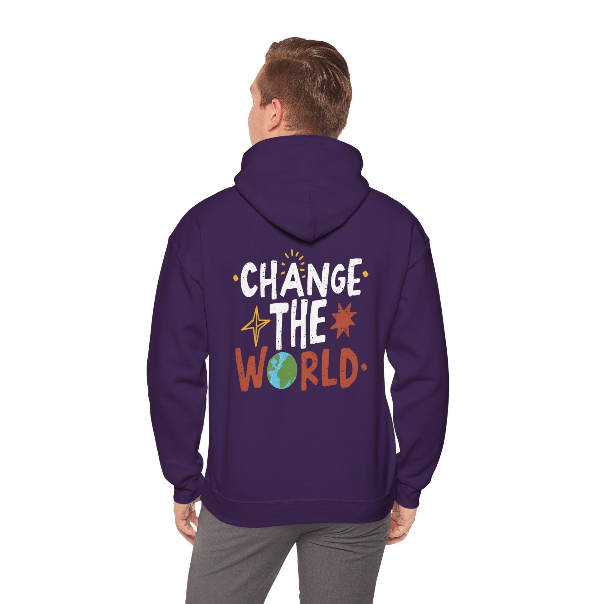Be KIND Always and CHANGE the World! Unisex Heavy Blend™ Hooded Sweatshirt - EternalAscension
