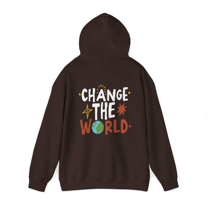 Be KIND Always and CHANGE the World! Unisex Heavy Blend™ Hooded Sweatshirt - EternalAscension