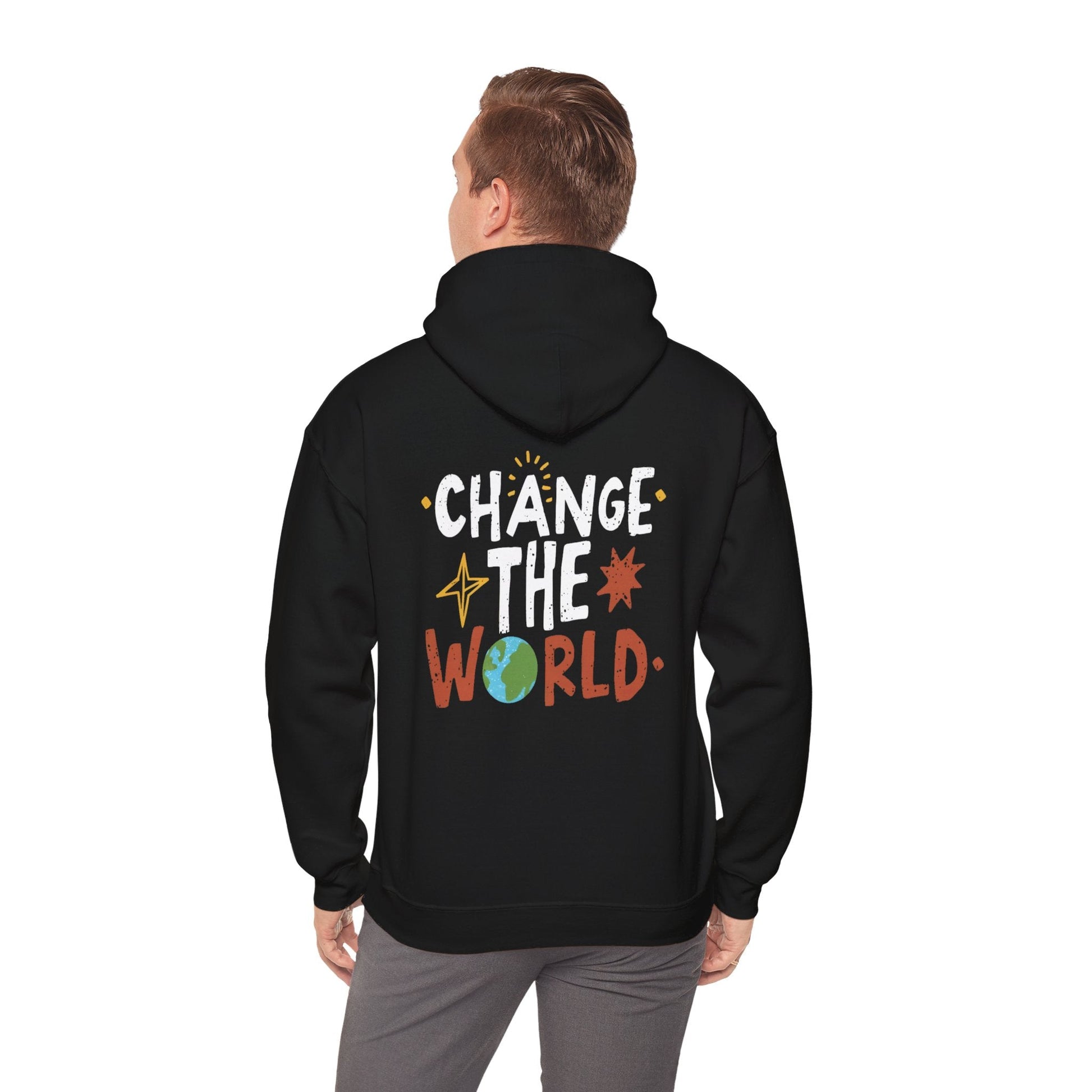 Be KIND Always and CHANGE the World! Unisex Heavy Blend™ Hooded Sweatshirt - EternalAscension