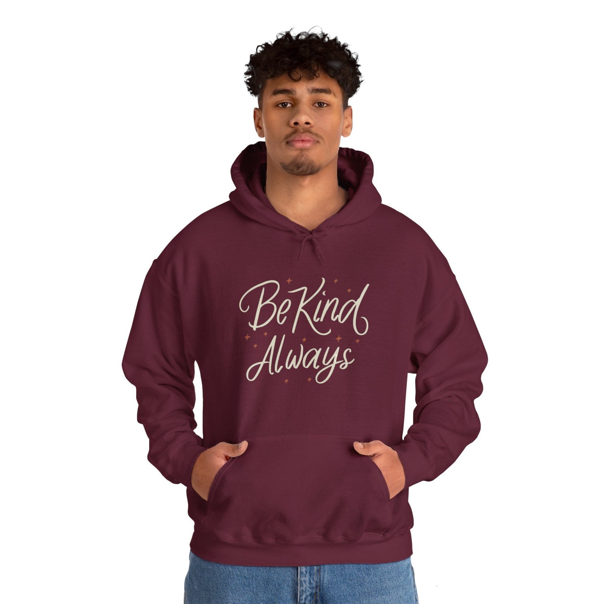 Be KIND Always and CHANGE the World! Unisex Heavy Blend™ Hooded Sweatshirt - EternalAscension