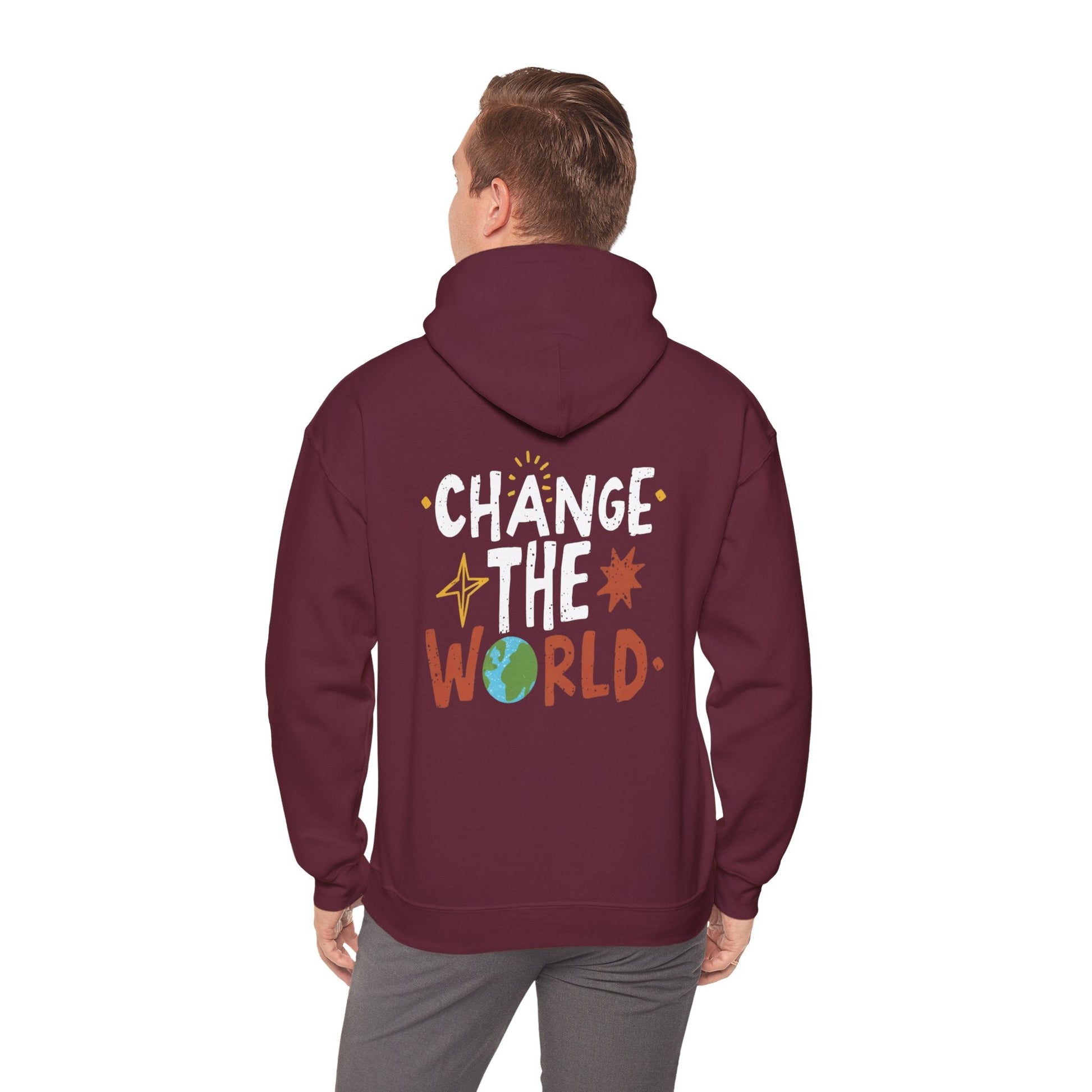Be KIND Always and CHANGE the World! Unisex Heavy Blend™ Hooded Sweatshirt - EternalAscension