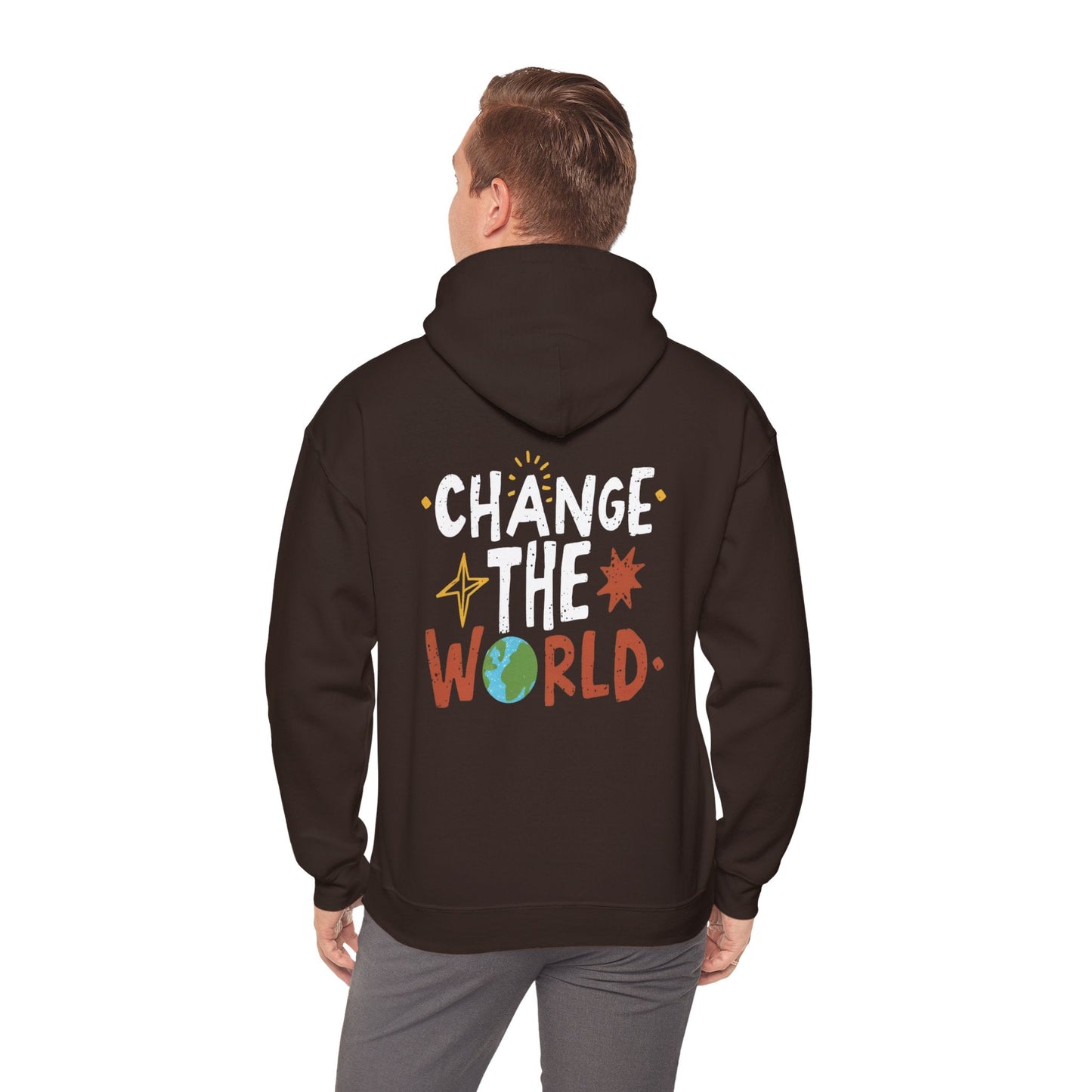 Be KIND Always and CHANGE the World! Unisex Heavy Blend™ Hooded Sweatshirt - EternalAscension