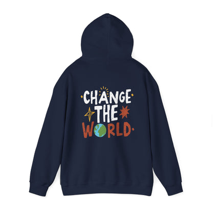 Be KIND Always and CHANGE the World! Unisex Heavy Blend™ Hooded Sweatshirt - EternalAscension
