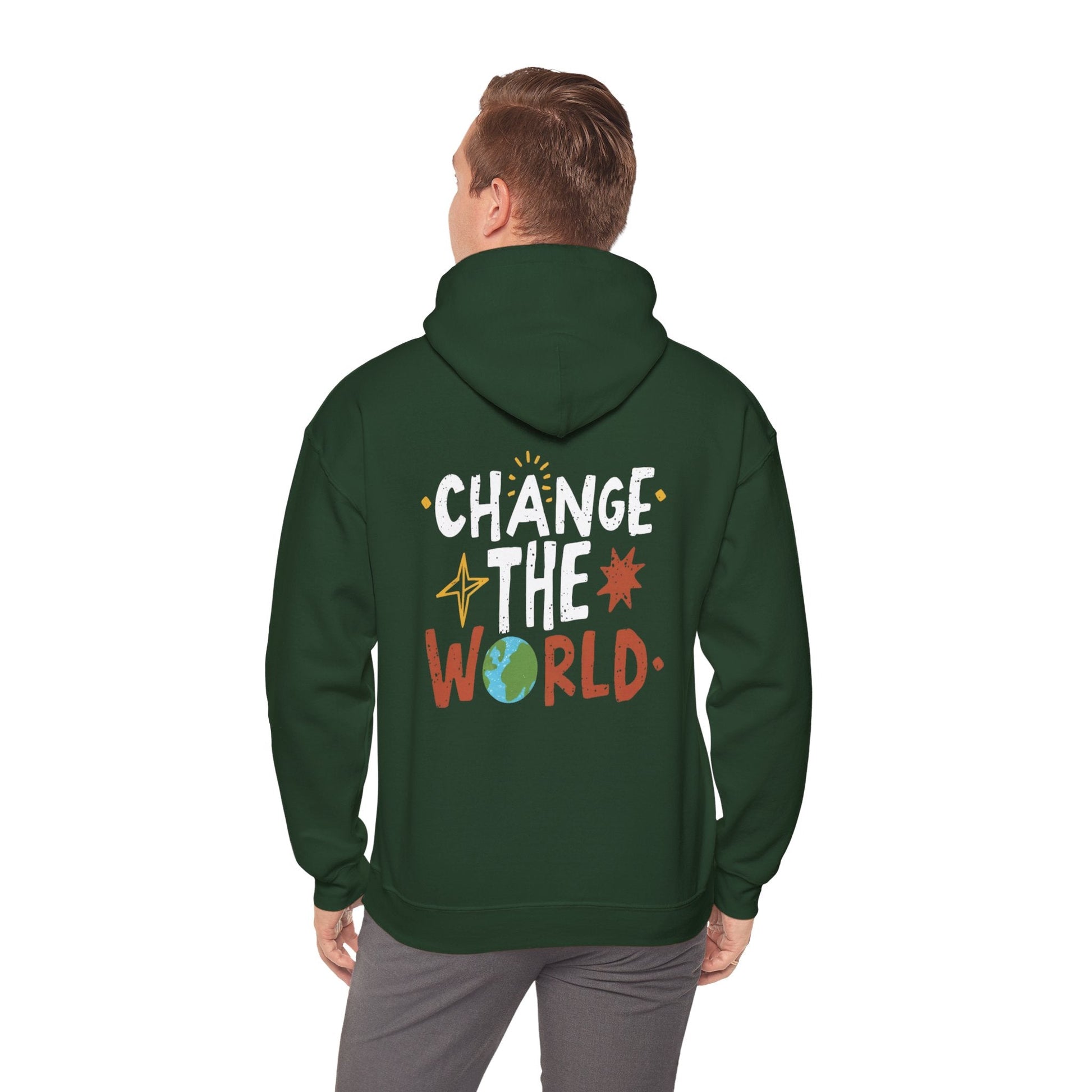 Be KIND Always and CHANGE the World! Unisex Heavy Blend™ Hooded Sweatshirt - EternalAscension