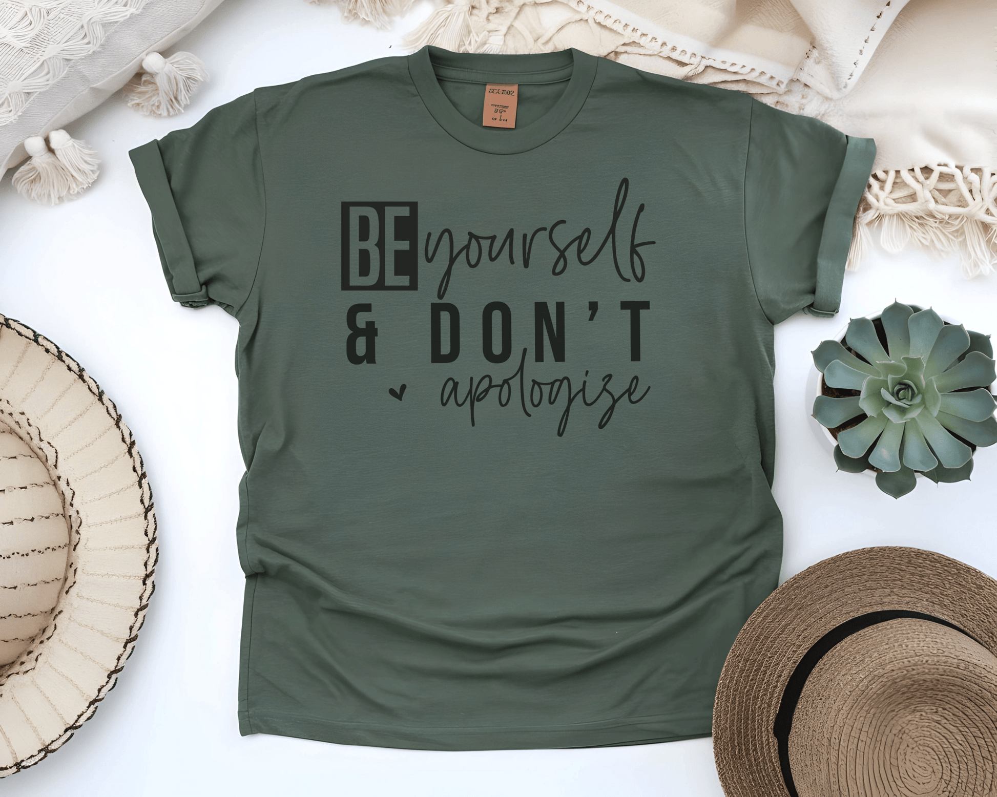 'Be Yourself and Don't Apologize' Unisex Tee - EternalAscension