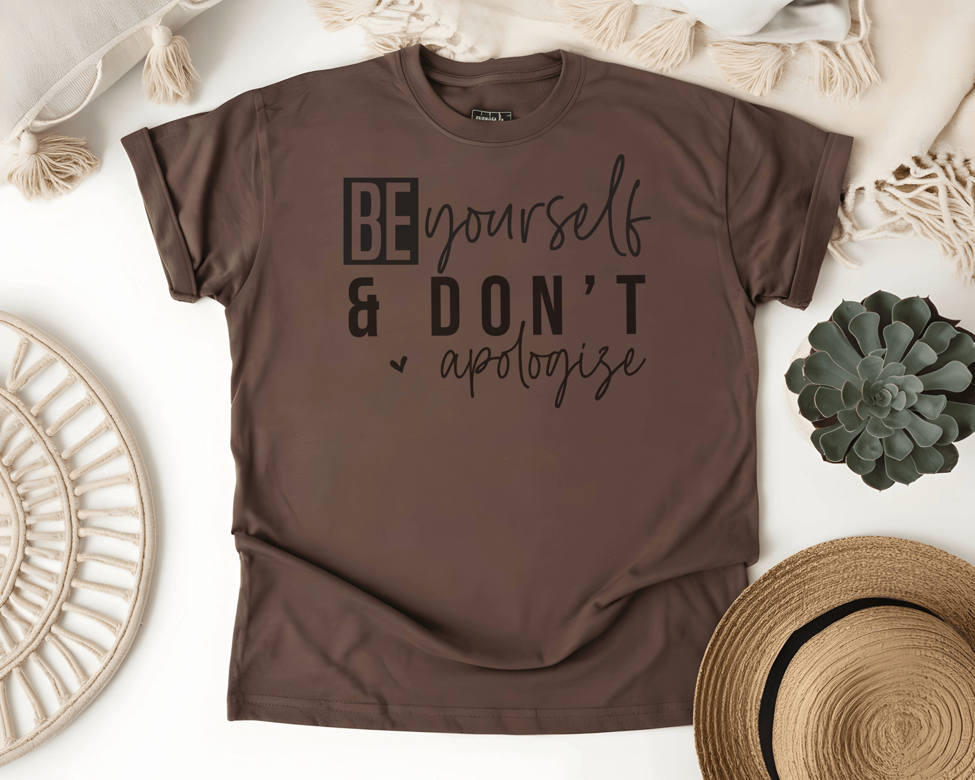 'Be Yourself and Don't Apologize' Unisex Tee - EternalAscension