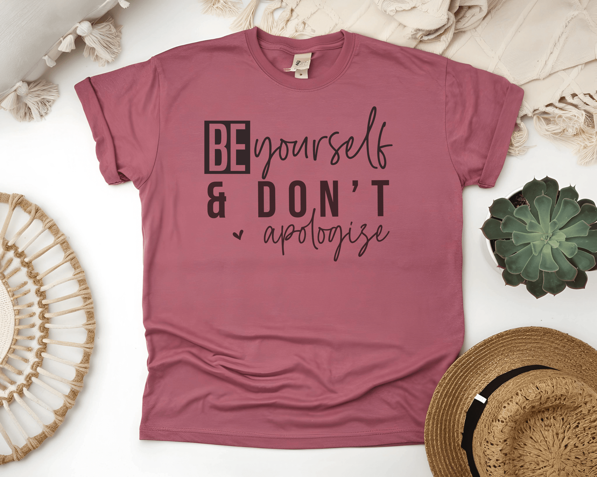'Be Yourself and Don't Apologize' Unisex Tee - EternalAscension