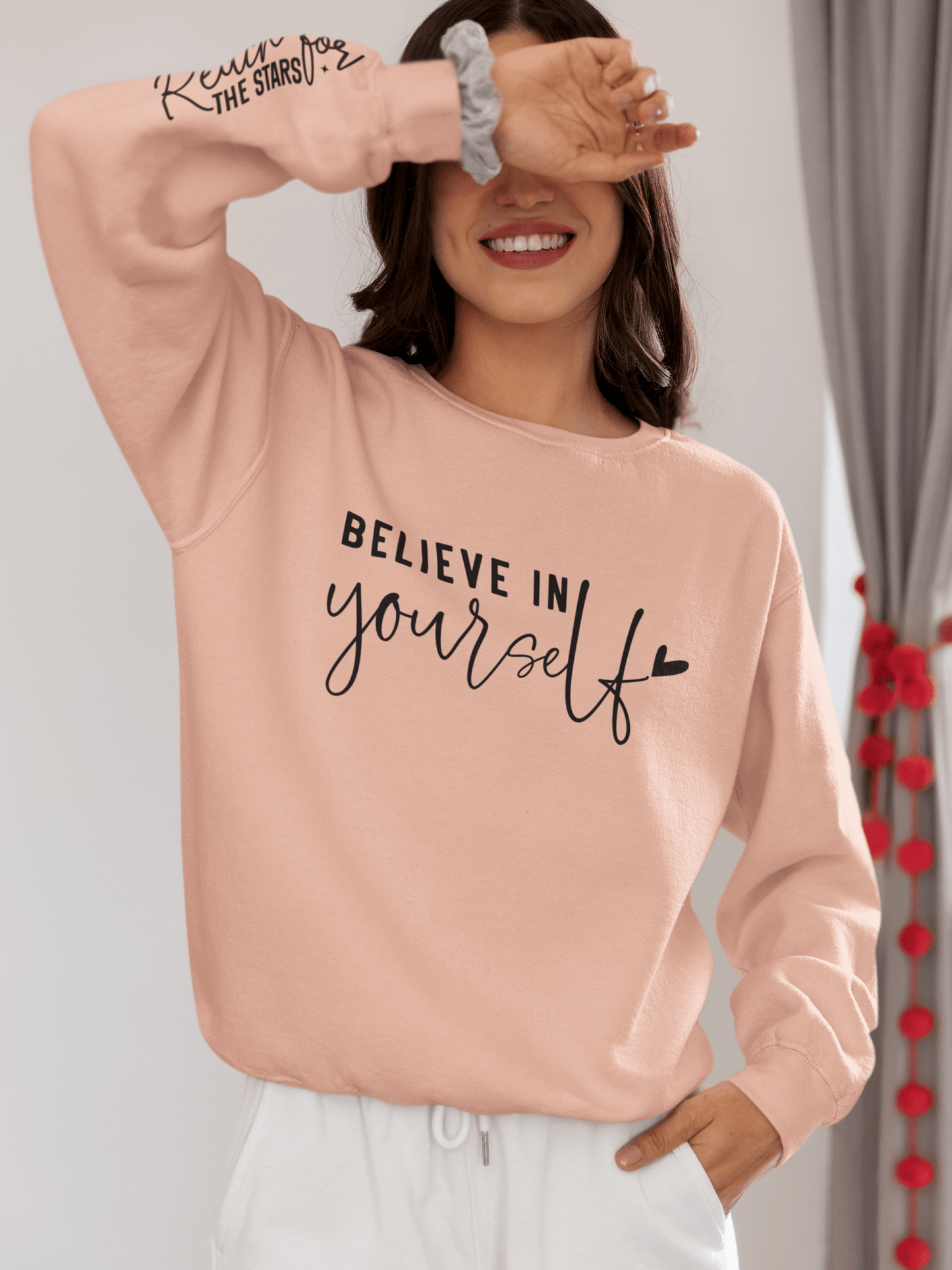 Believe in Yourself Unisex Lightweight Crewneck Sweatshirt - EternalAscension