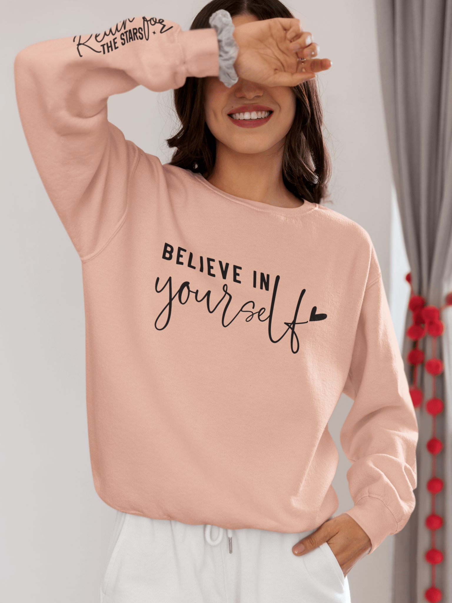 Believe in Yourself Unisex Lightweight Crewneck Sweatshirt - EternalAscension