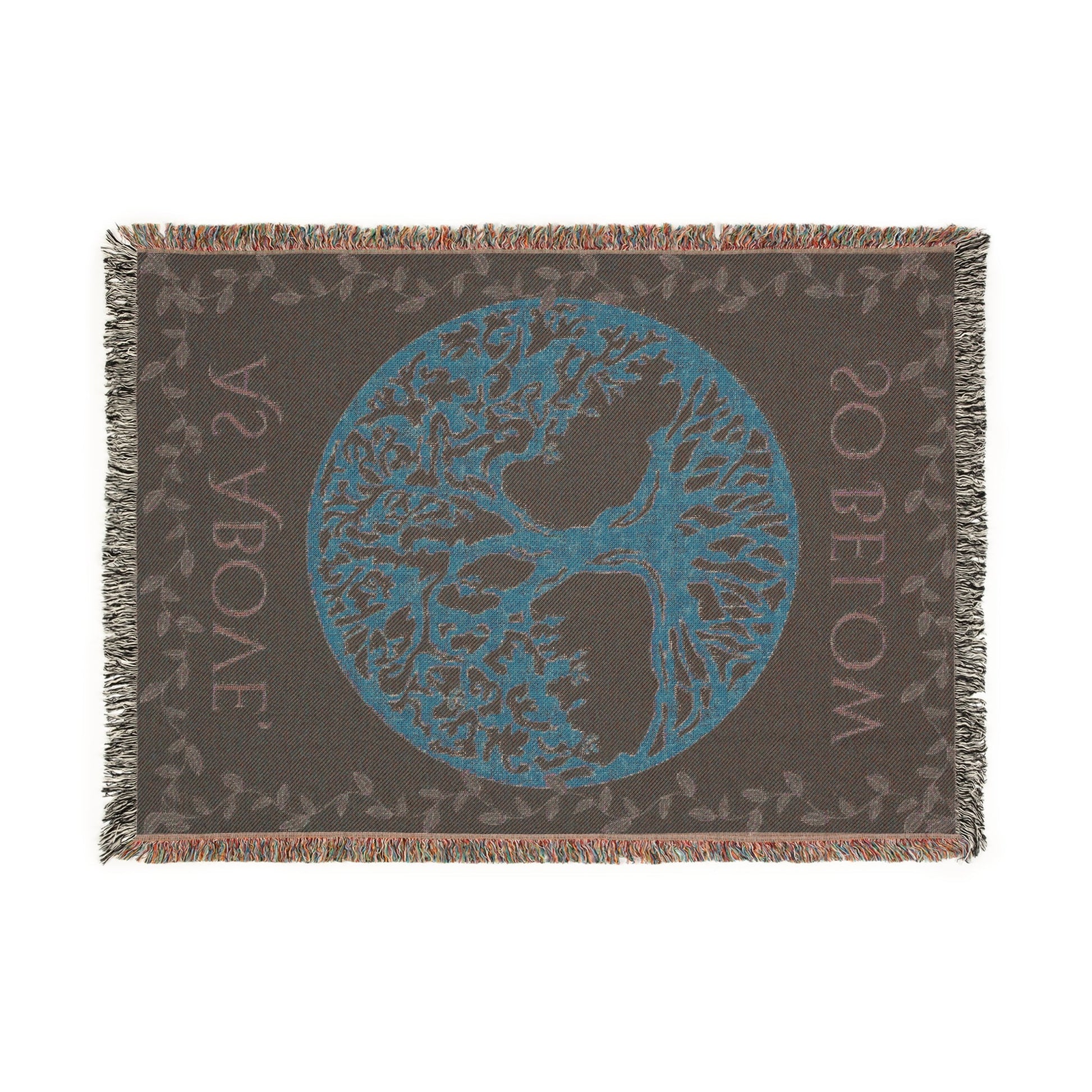 Bohemian Tree of Life Woven Blanket, - EternalAscension