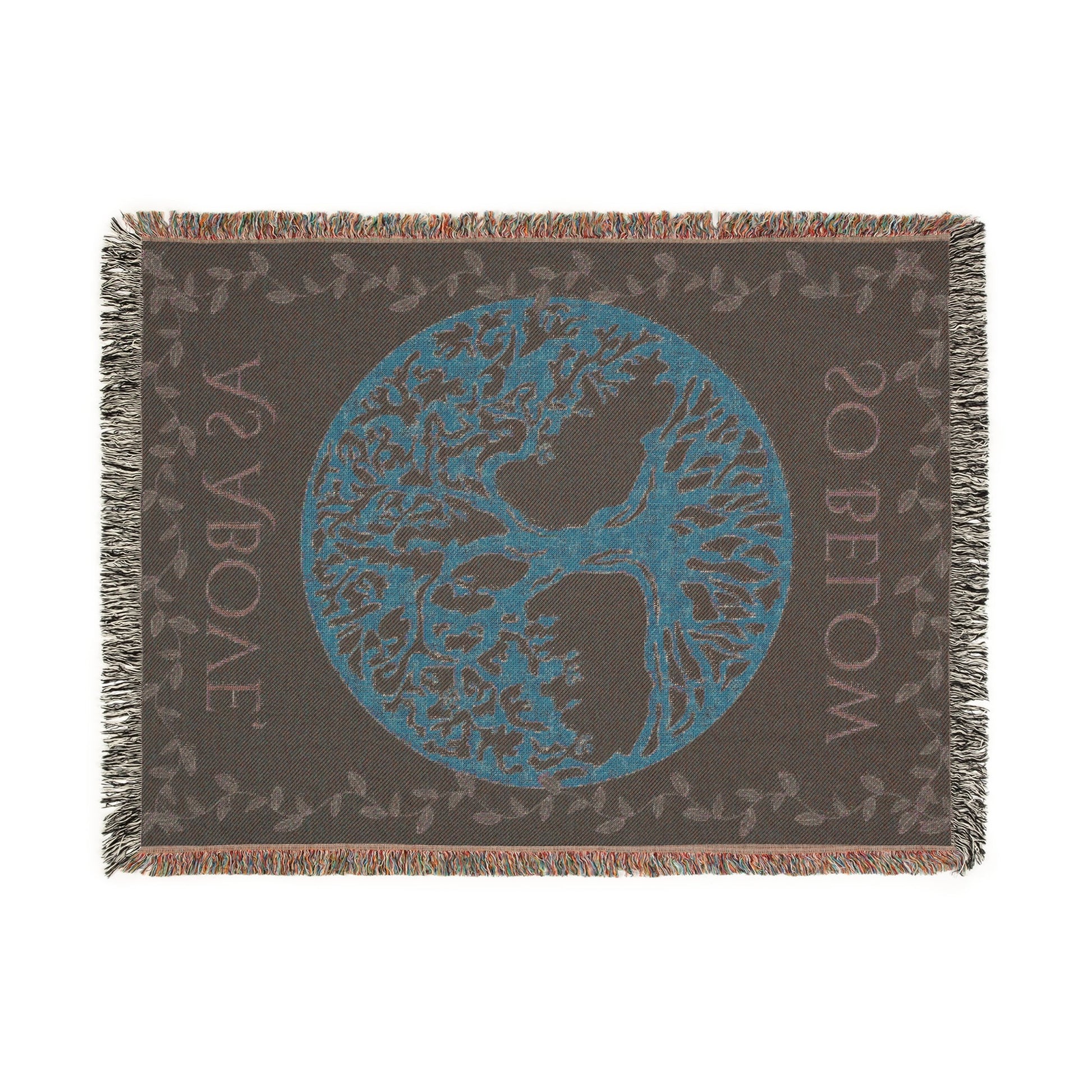 Bohemian Tree of Life Woven Blanket, - EternalAscension