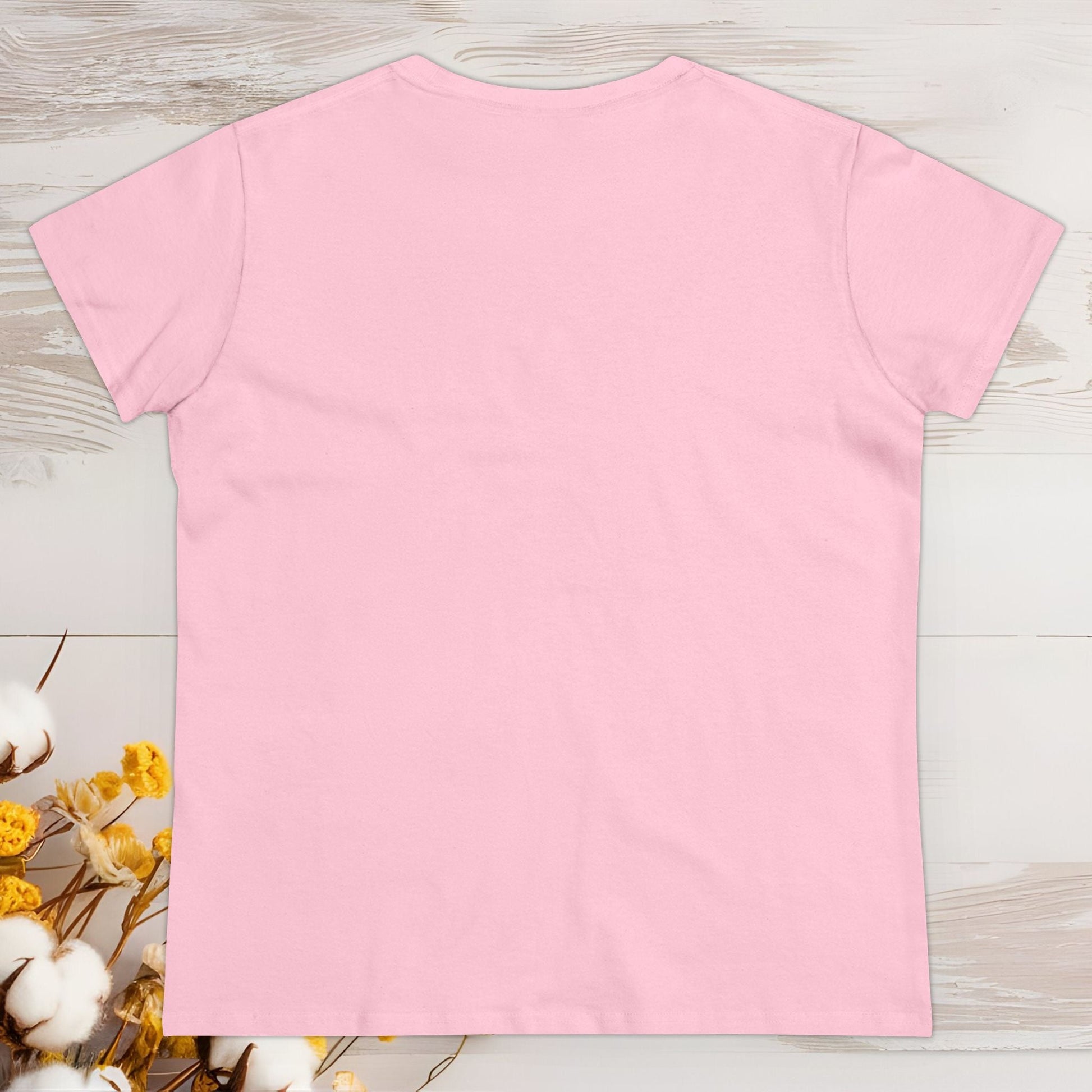 Boo - tiful Pink Ribbon Women's Midweight Cotton Tee - EternalAscension