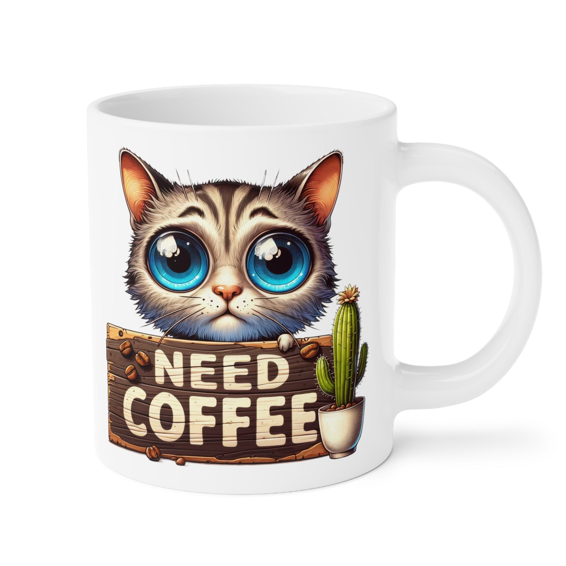 Caffeine Cat Coffee Cup Ceramic Mugs (11oz\15oz\20oz) - EternalAscension