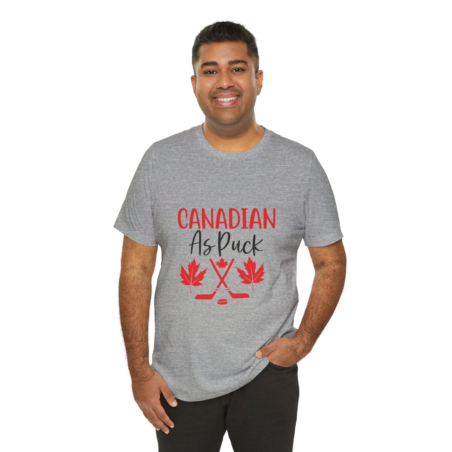 Canadian as Puck Unisex Jersey Short Sleeve Tee - EternalAscension