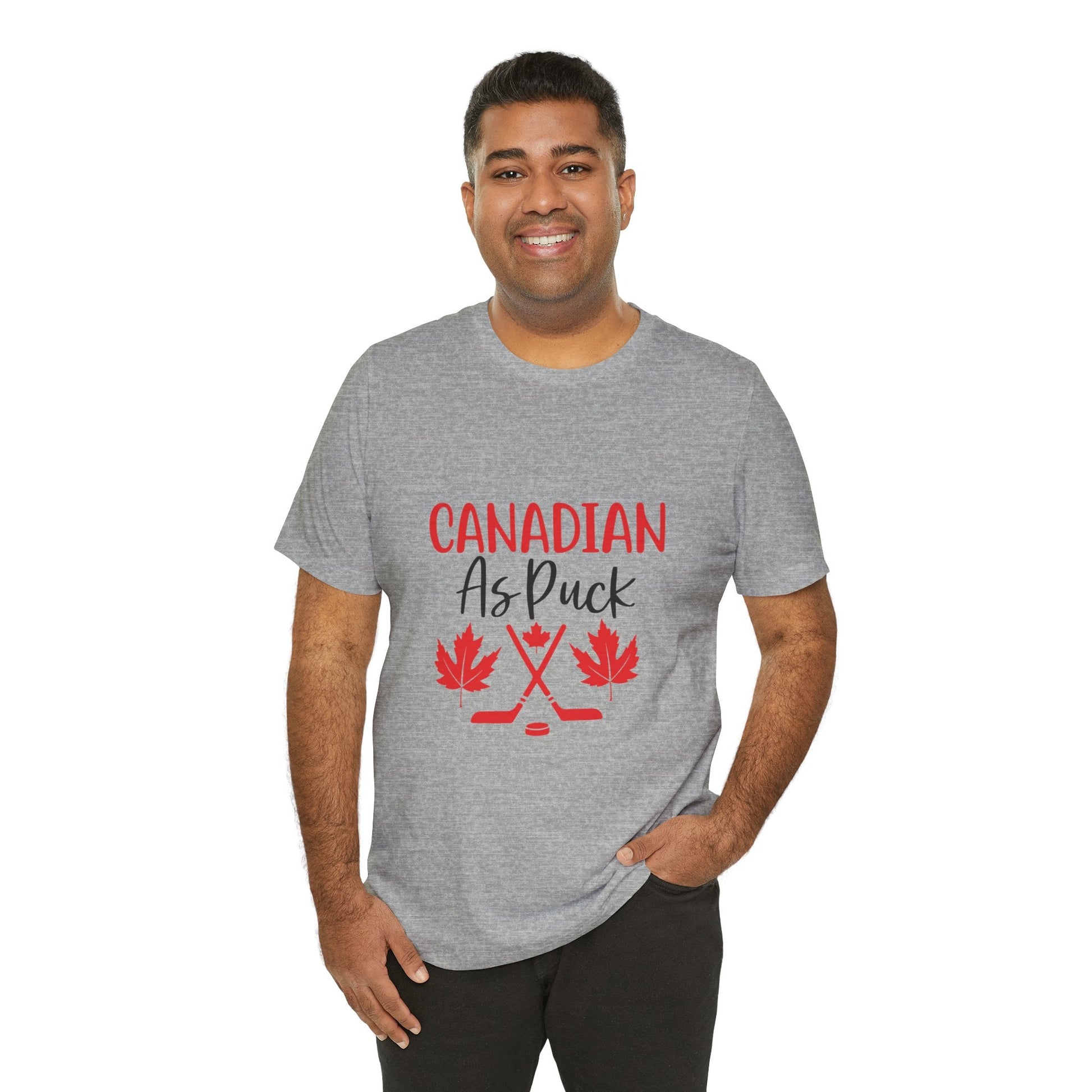 Canadian as Puck Unisex Jersey Short Sleeve Tee - EternalAscension
