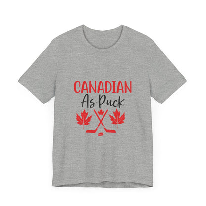 Canadian as Puck Unisex Jersey Short Sleeve Tee - EternalAscension
