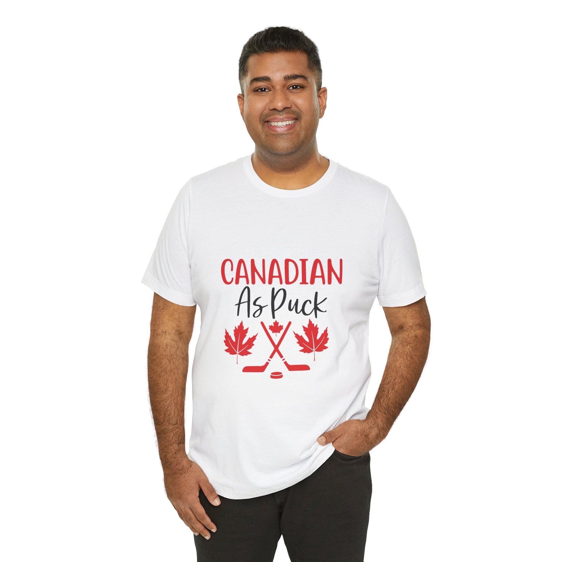 Canadian as Puck Unisex Jersey Short Sleeve Tee - EternalAscension