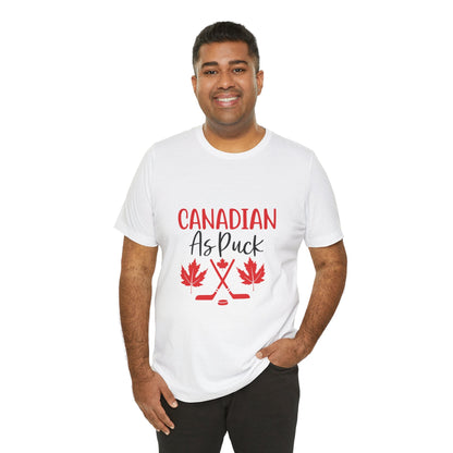 Canadian as Puck Unisex Jersey Short Sleeve Tee - EternalAscension